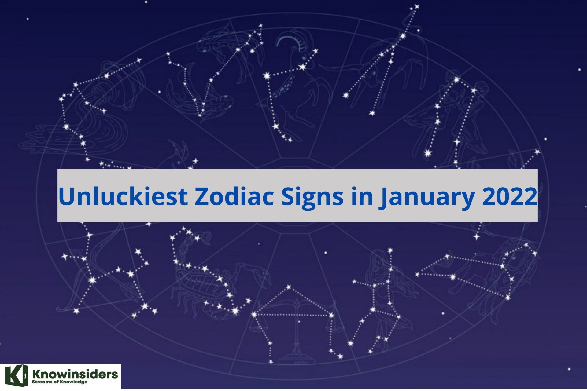 Unluckiest Zodiac Signs in January 2022
