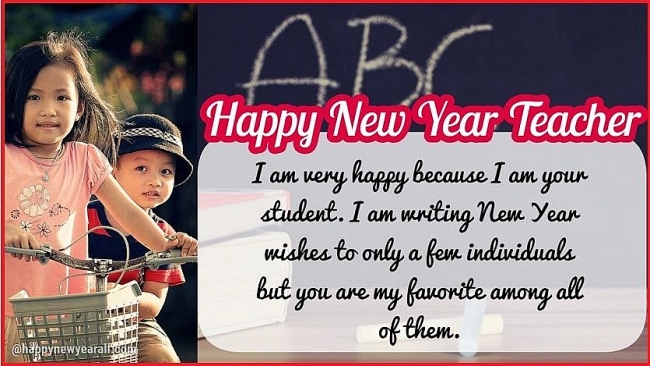 50+ Best New Year Wishes & Messages For Teachers & Students
