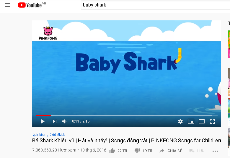 Baby Shark’s lyrics: Youtube’s most viewed video ever