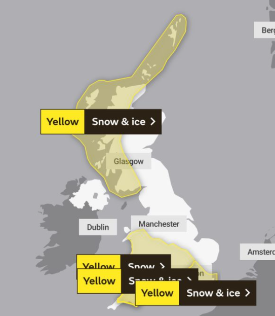 uk and europe weather forecast latest jan 25 london blanketed with 10cm of snow