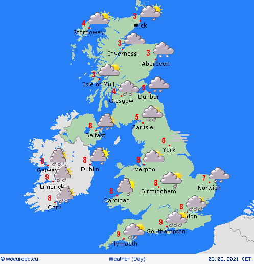 UK and Europe Weather forecast Today (Feb 3): Snow warnings for UK, warmth in Spain and western Mediterranean