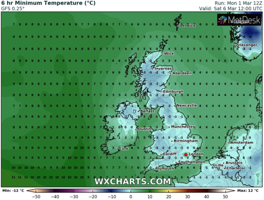 UK and Europe Weather Forecast (Today March 3): Chilly east, mild west in UK, fine much of central Europe