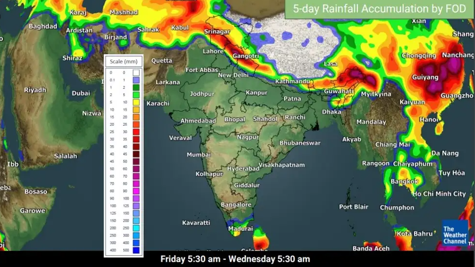 India Weather Forecast (Today March 6) Isolated rain, thunderstorms