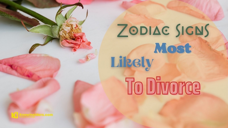 Top 5 Zodiac Signs Are The Most Likely To Divorce. Photo: knowinsiders.