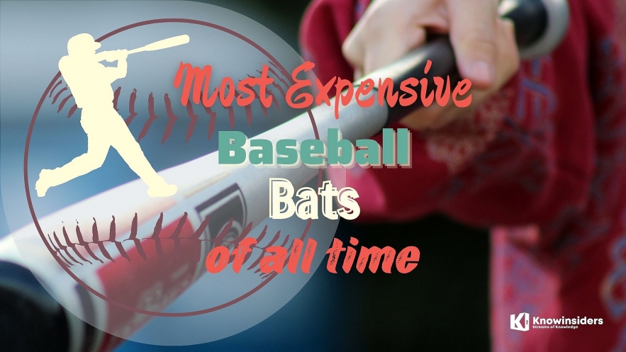 Top 10 Most Expensive Baseball Bats OF All Time. Photo: knowinsiders.