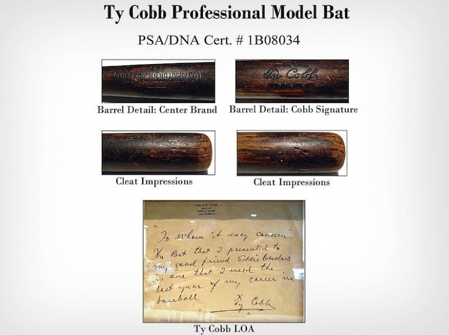 Top 10 Most Expensive Baseball Bats OF All Time