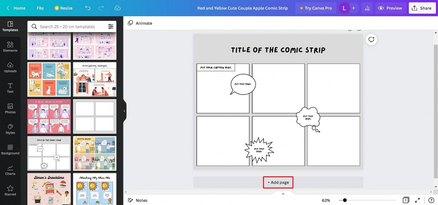How To Draw Comics Strips By Canva