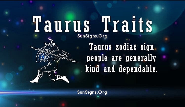 Taurus Traits. Photo: Sunsigns.