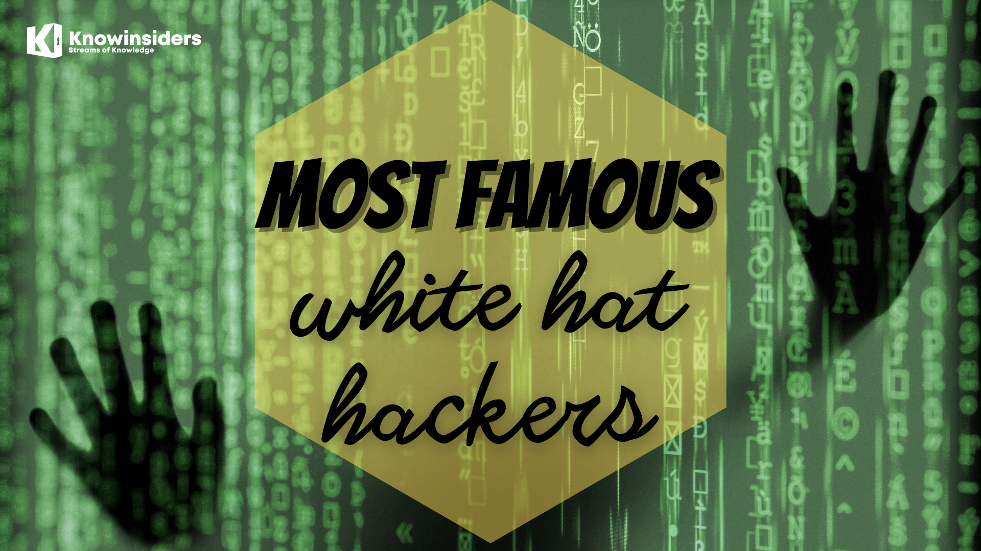 Top 10 Most Famous White Hat Hackers Of All Time. Photo: knowinsiders.