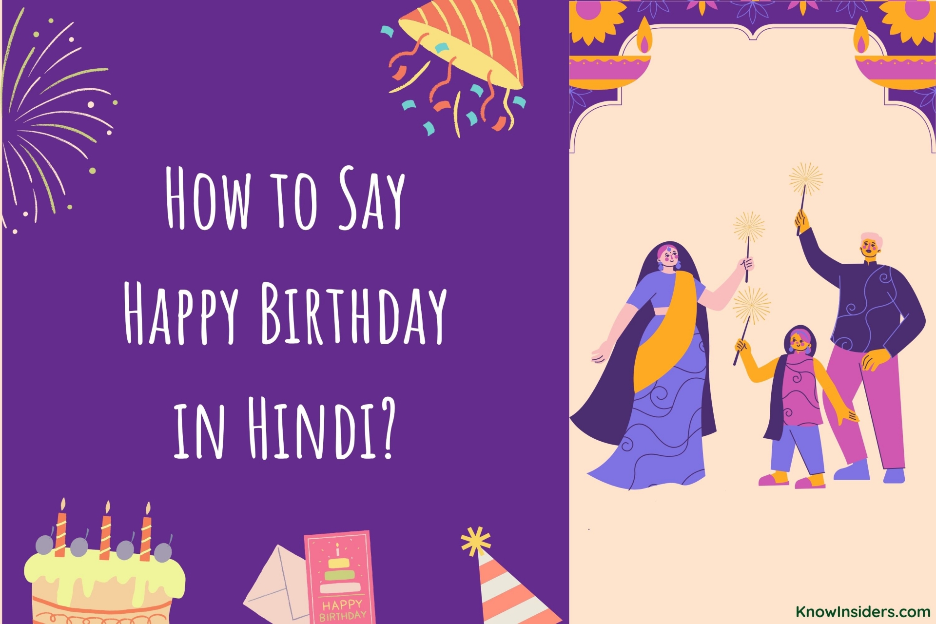 How To  Say Happy Birthday in Hindi - Best Wishes and Quotes