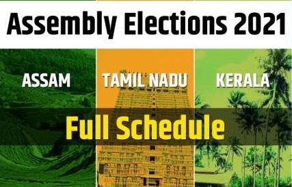 2021 India Assembly Elections: Full Schedules, Dates, Phases in West Bengal, Tamil Nadu, Assam, Kerala, and Puducherry