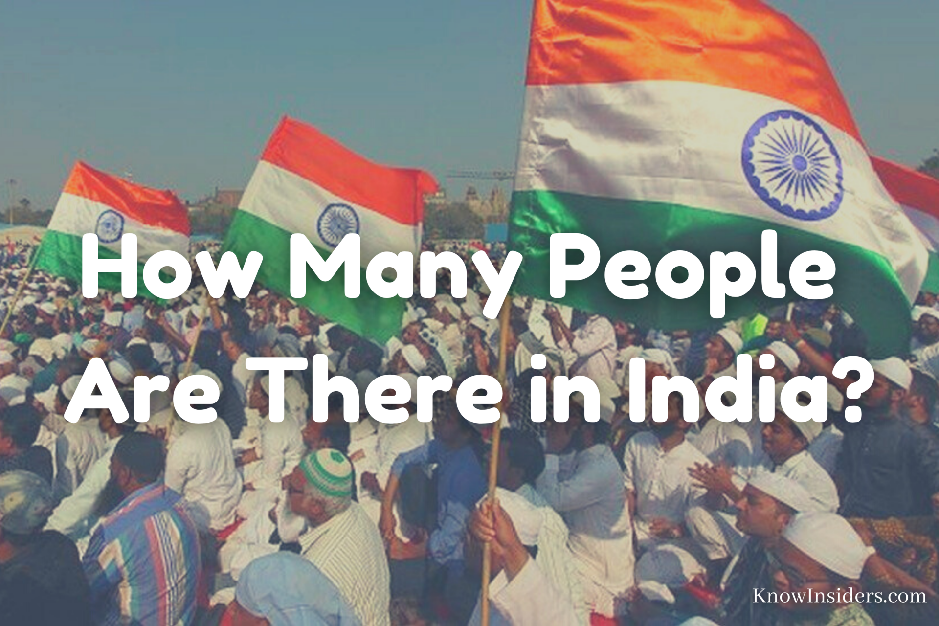How Many People Are There in India - Updated Population