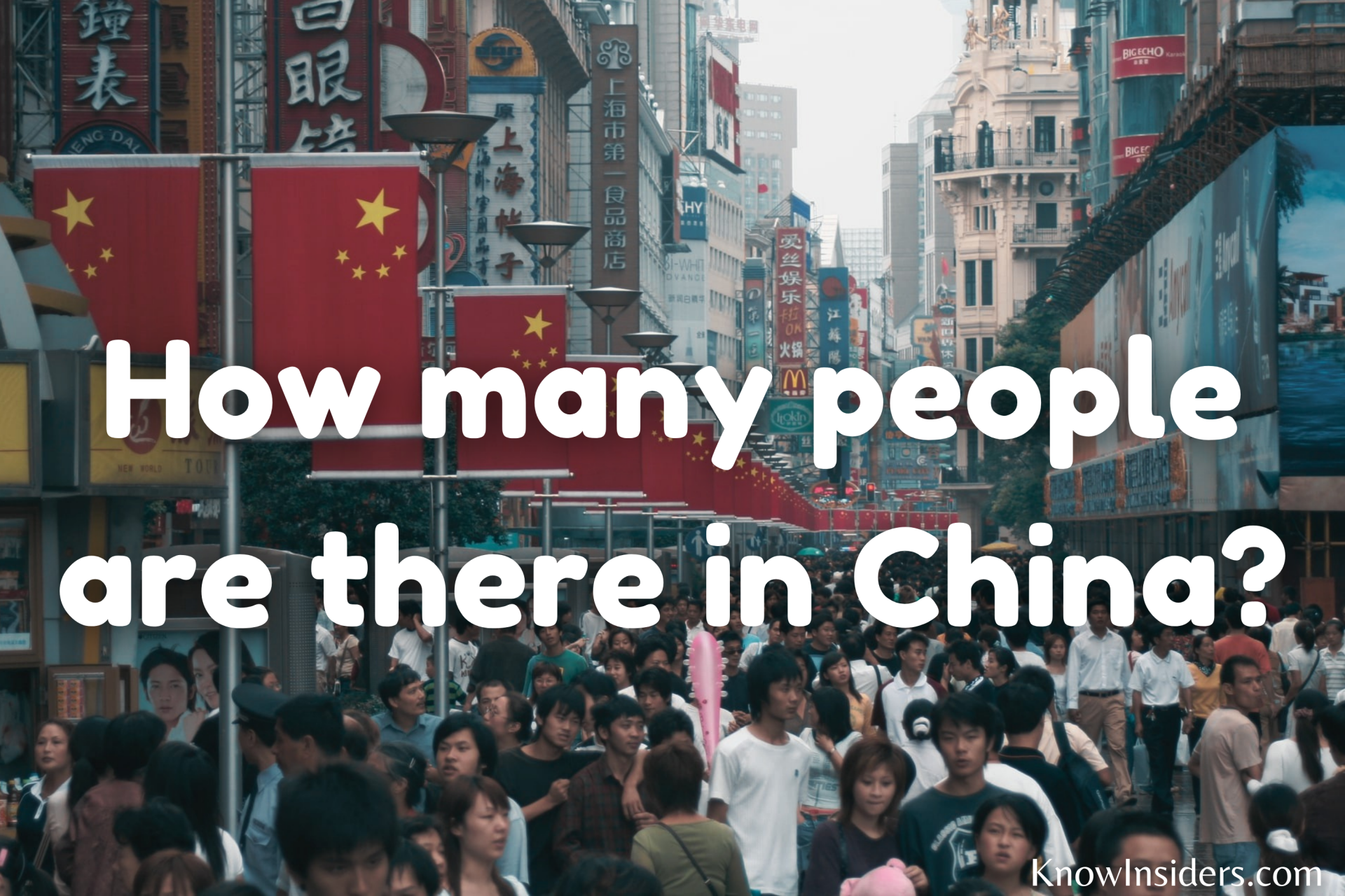 How Many People Are There in China - Updated Population