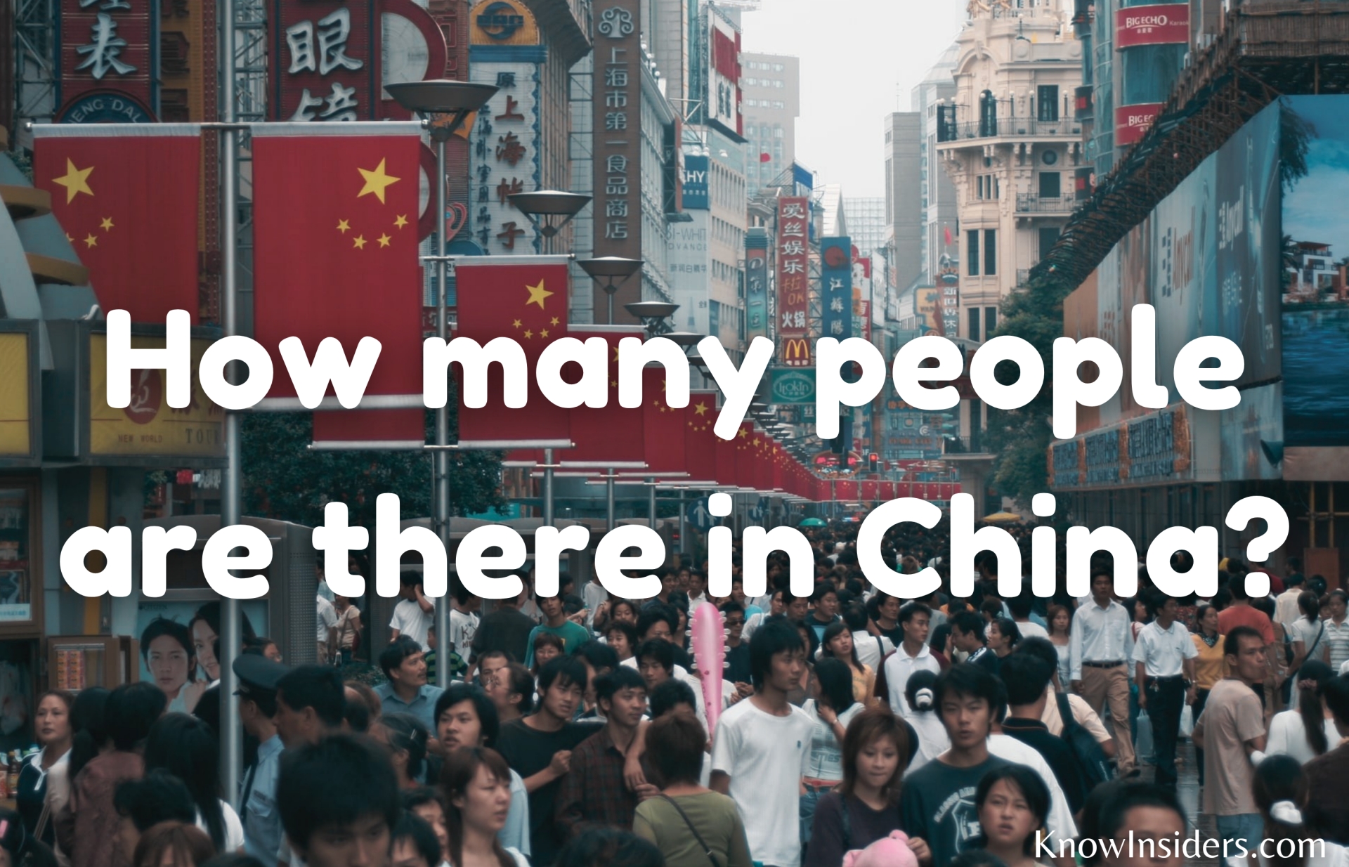 How Many People Are There in China - Updated Population