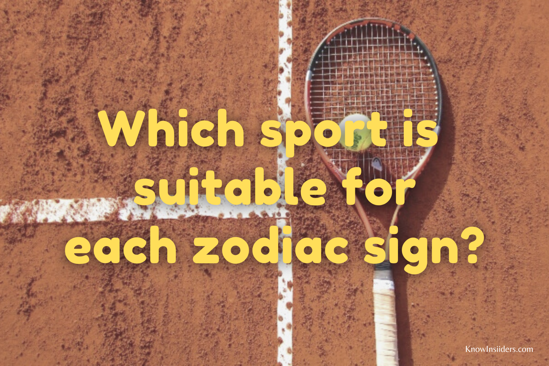 Which Sports Are Suitable to You By Zodiac Sign?