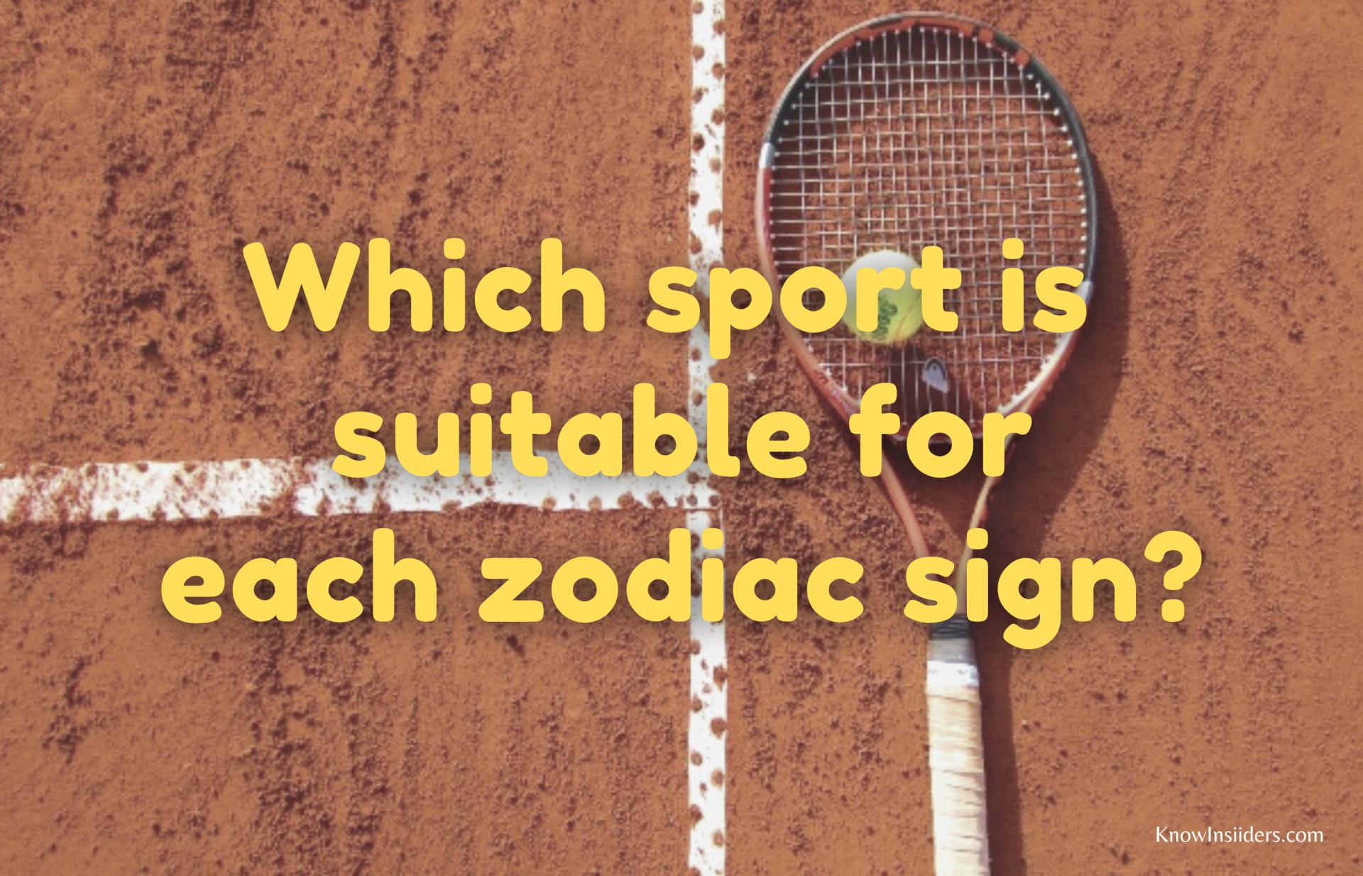 Which Sports Are Suitable to You By Zodiac Sign?