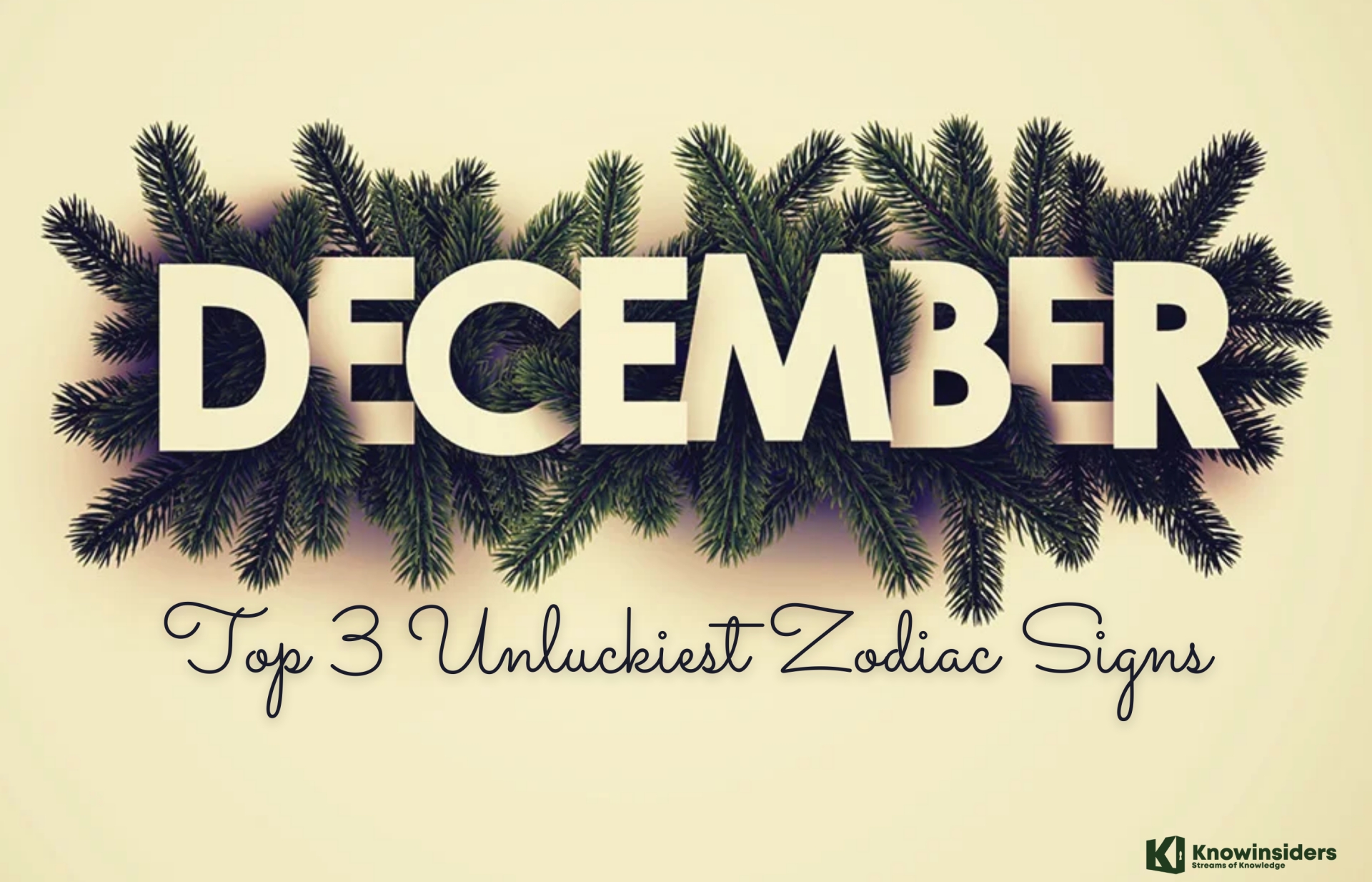 Top 3 Unluckiest Zodiac Signs in December