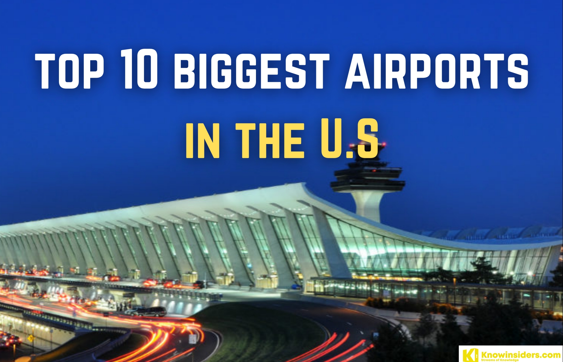 Top 10 Largest Airports in the US by Area - 2024 Report