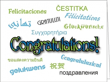 20 ways to say congratulations in different languages