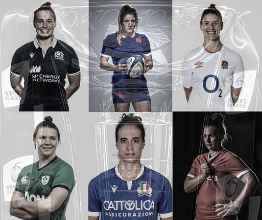 The 2021 Women's Six Nations captains. Photo: Rugby World
