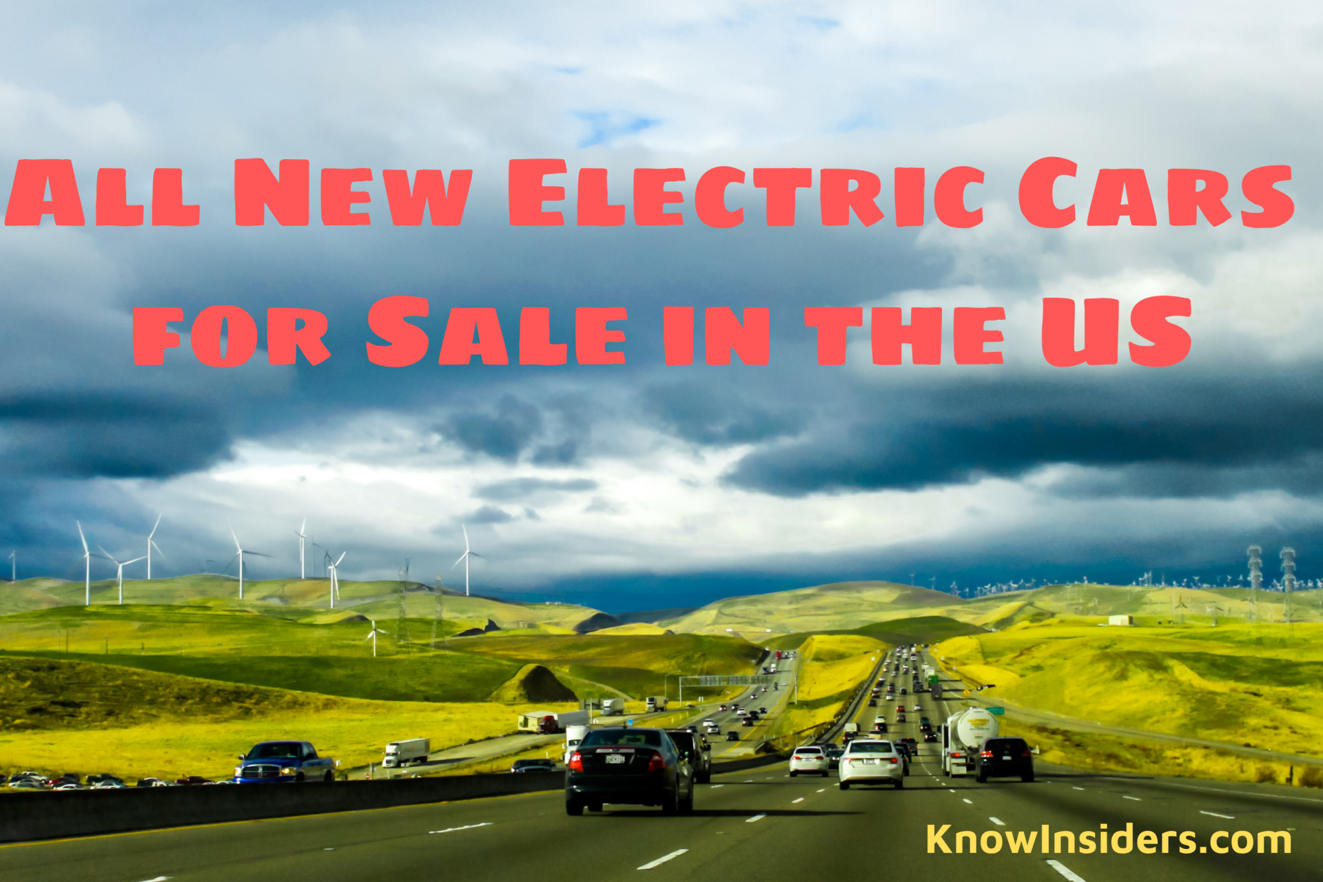 Prices of New Electric Cars for Sale in the US