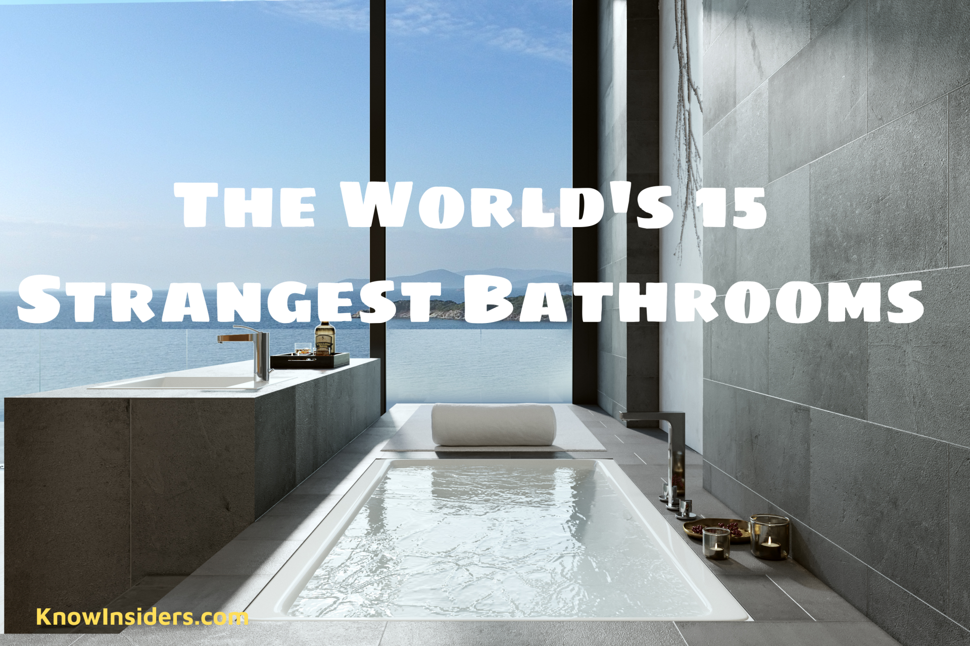 15 Strangest Bathrooms in the World