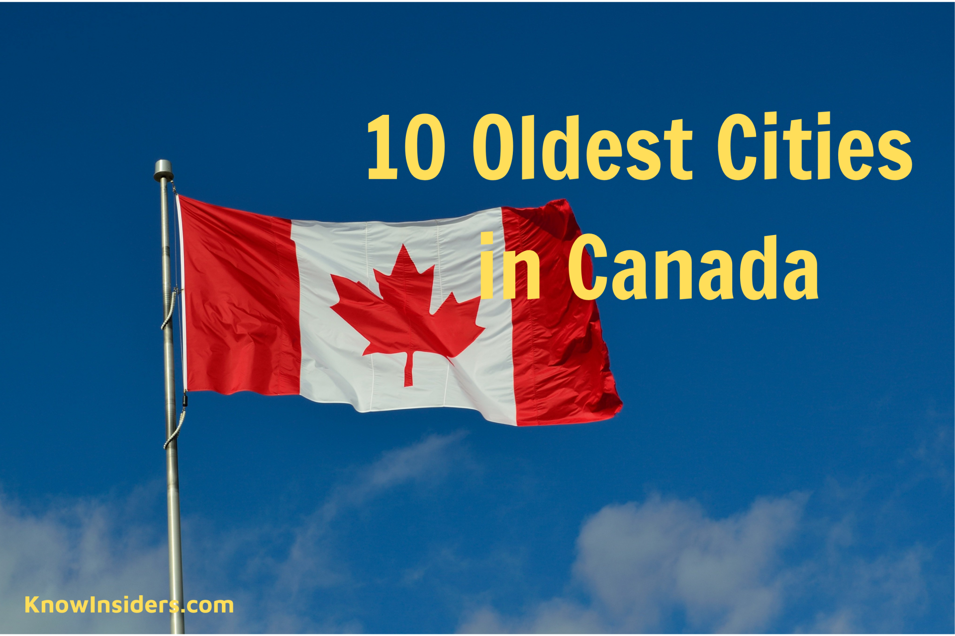 Top 10 Oldest Cities in Canada
