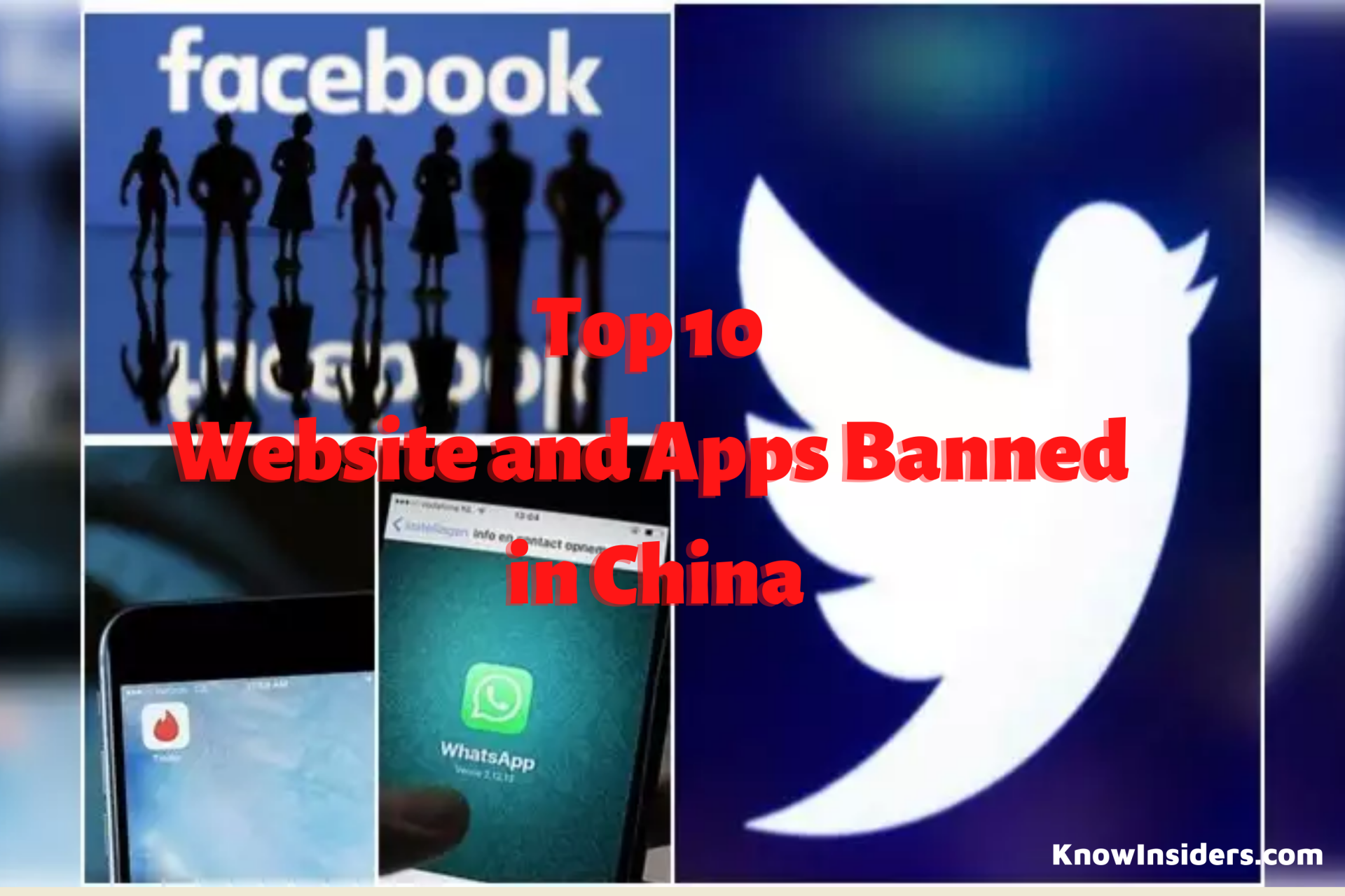 Top 10 Websites and Apps Banned in China
