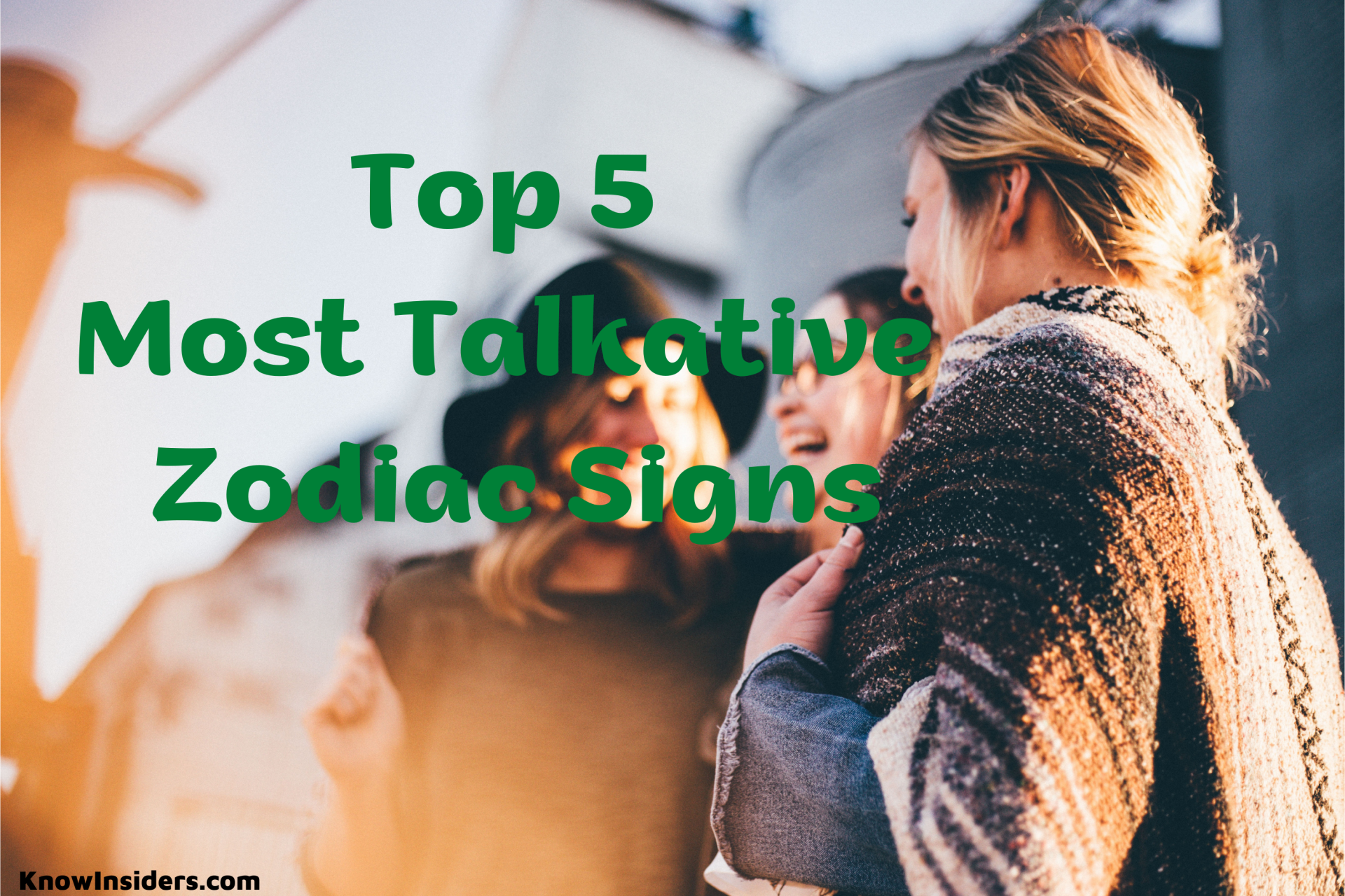 Top 5 Most Talkative Zodiac Signs