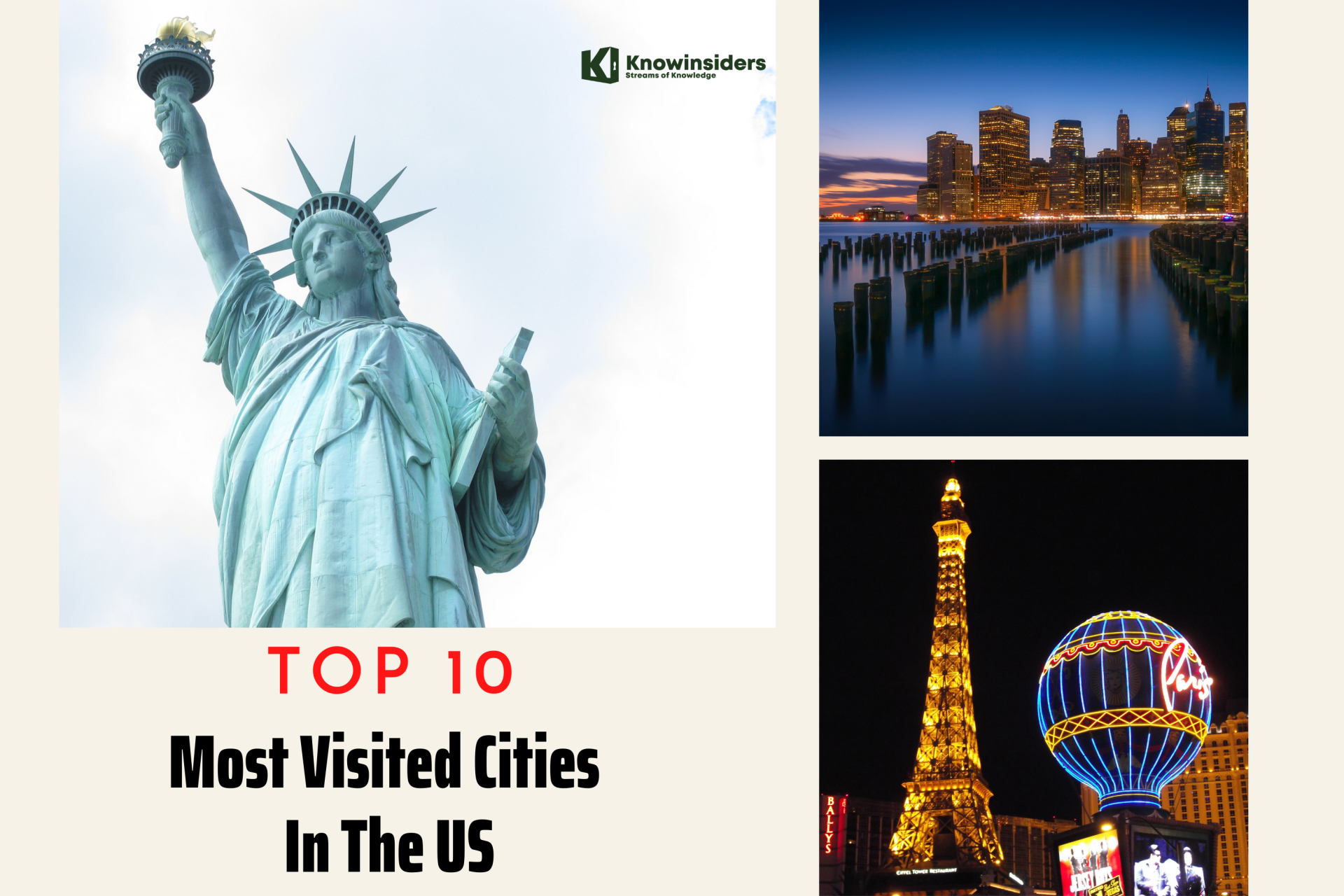 Top 10 Most Visited Cities In The United States Today