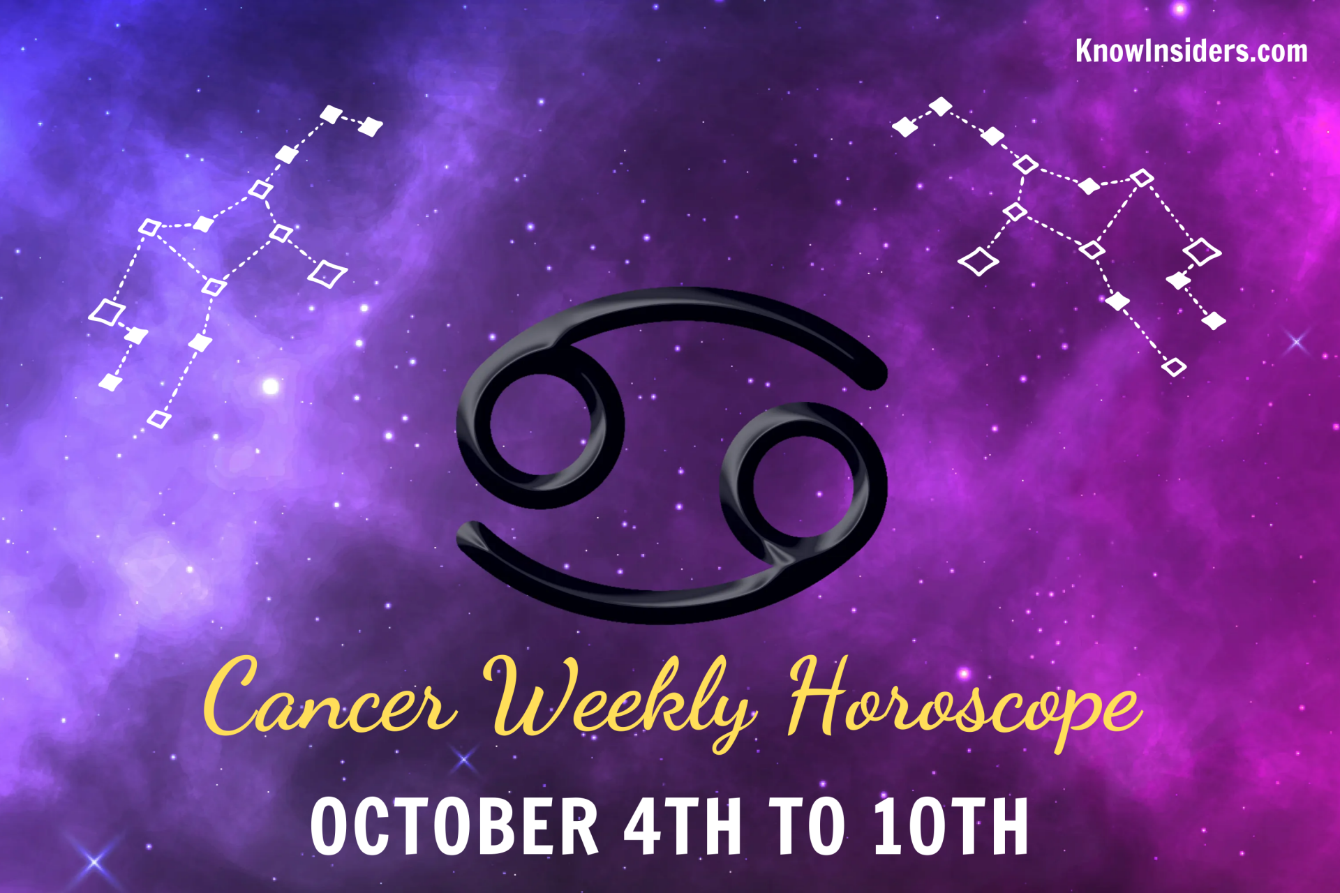 CANCER Weekly Horoscope 4 to 10 October 2021: Prediction for Love, Money, Career and Health