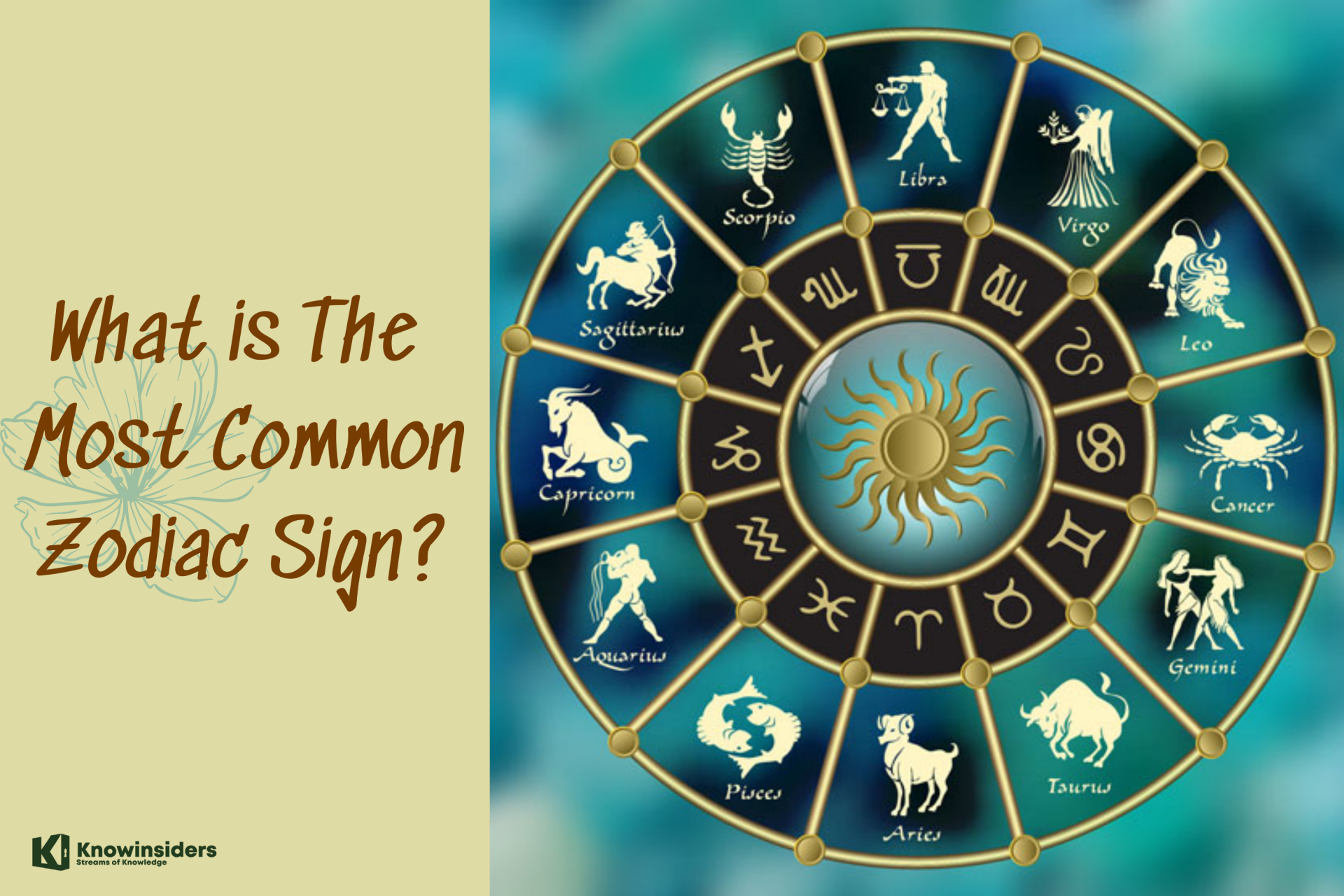 What is The Most Common Zodiac Sign?
