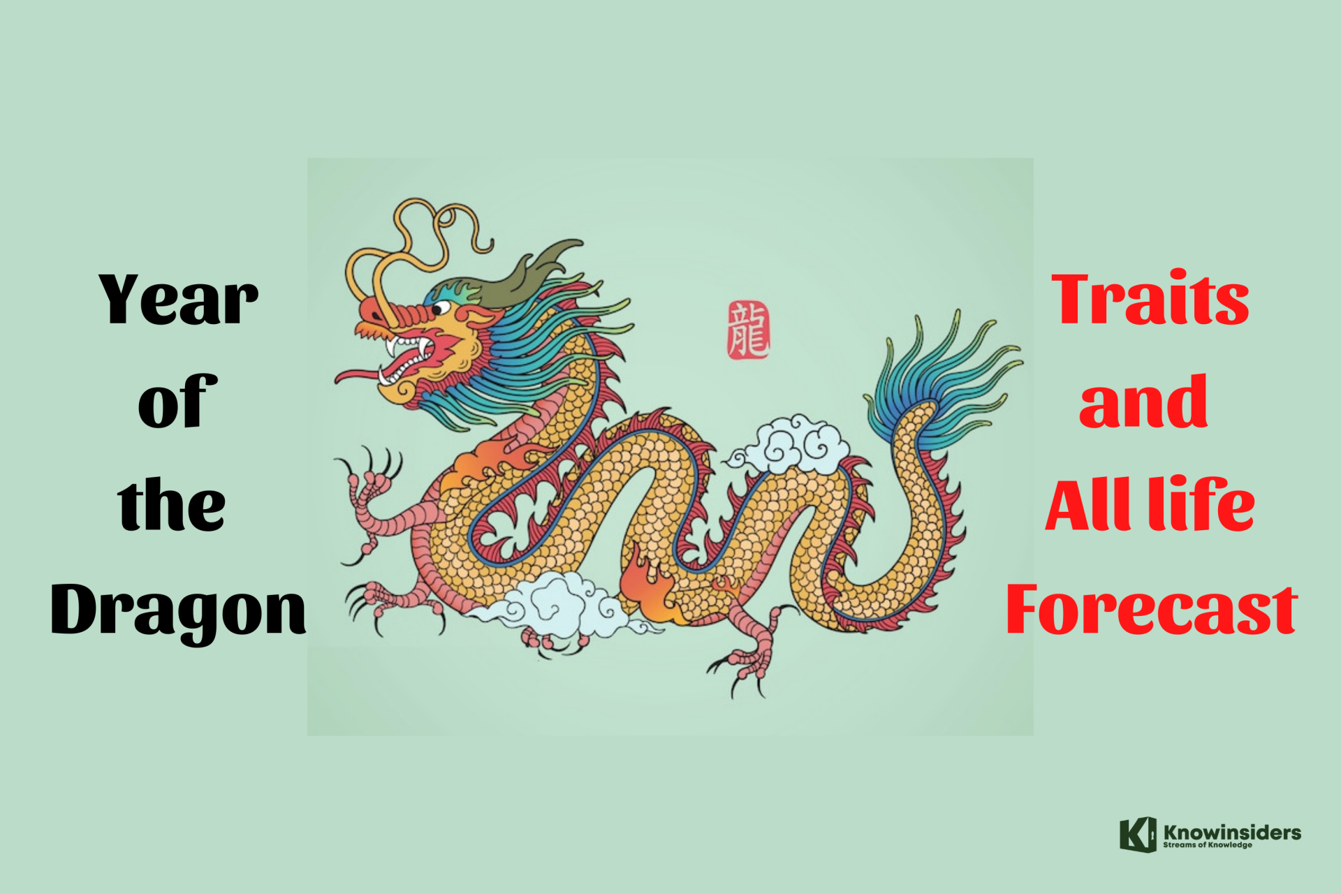 Year of the Dragon Personality Traits, Horoscope, Forecast Chinese