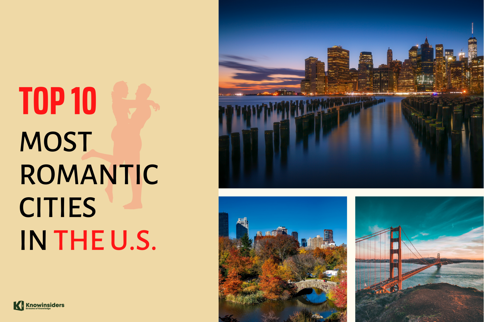 Top 10 Most Romantic Cities in The US For A Couple’s Getaway