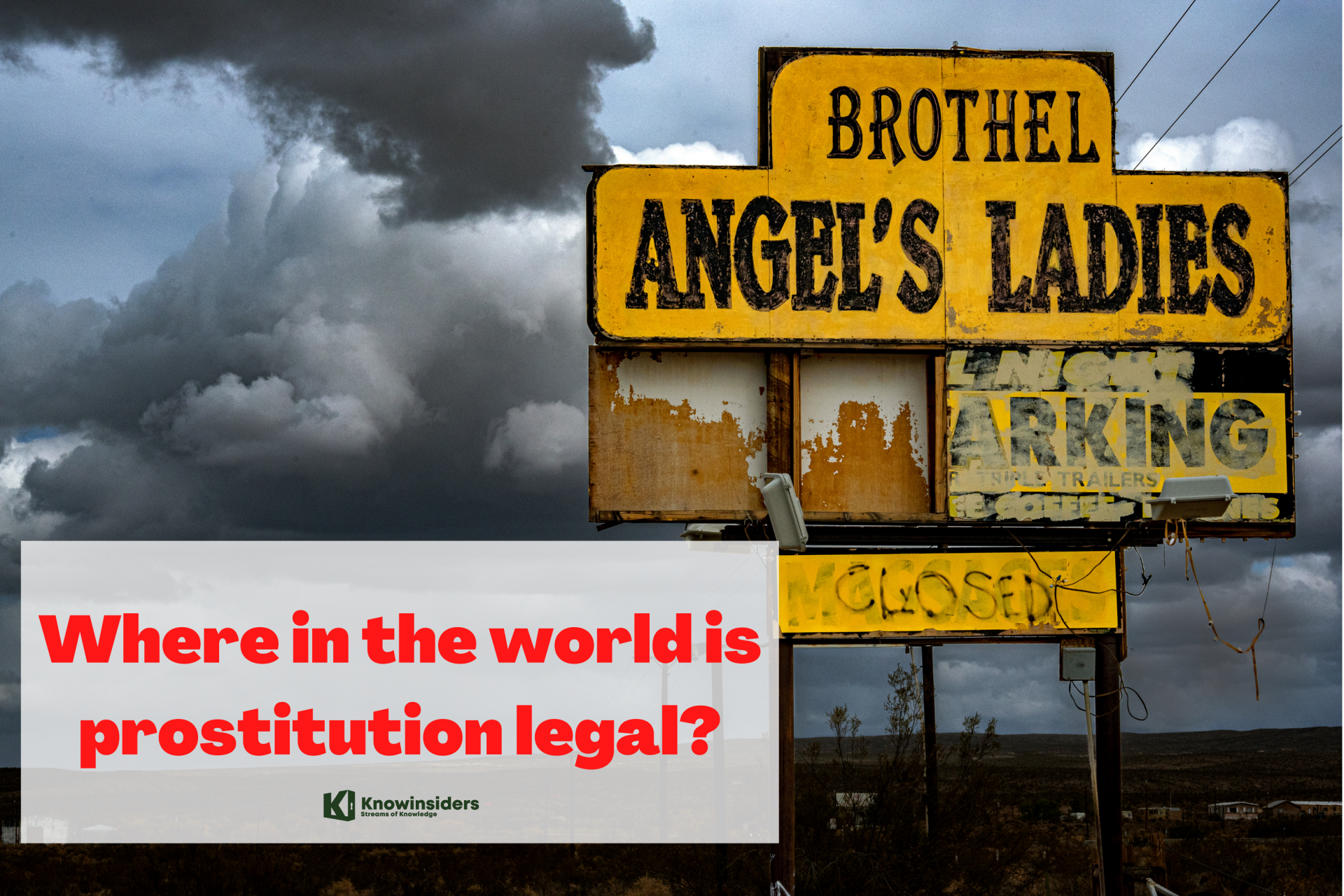 Where Is Prostitution Legal In The World?