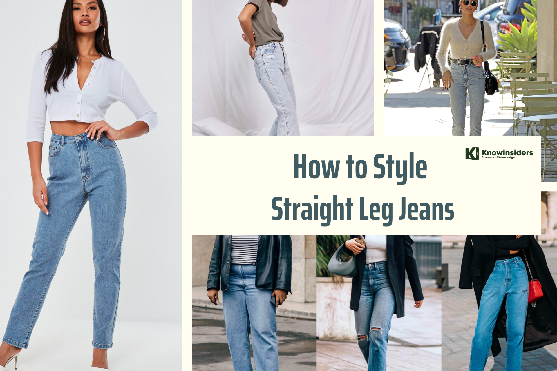 How To Style Straight Leg Jeans in 2022