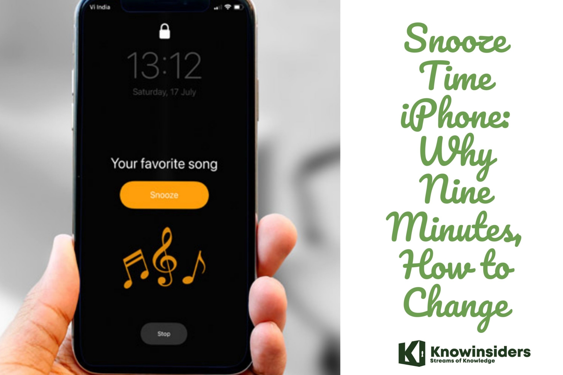 Snooze Time iPhone Why Nine Minutes and How to Change KnowInsiders