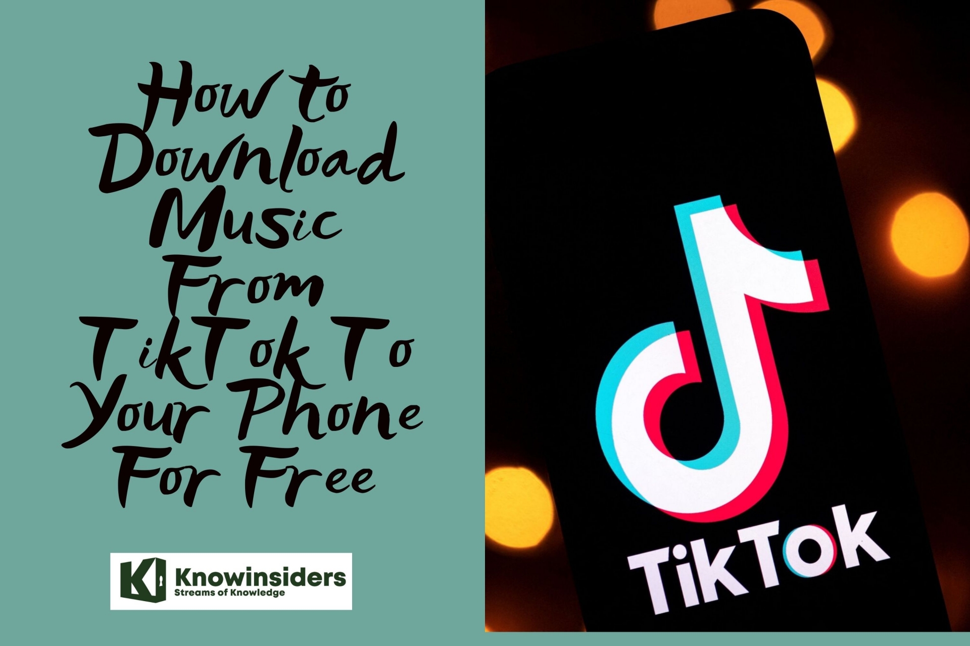 Download music from TikTok. Photo: KnowInsiders