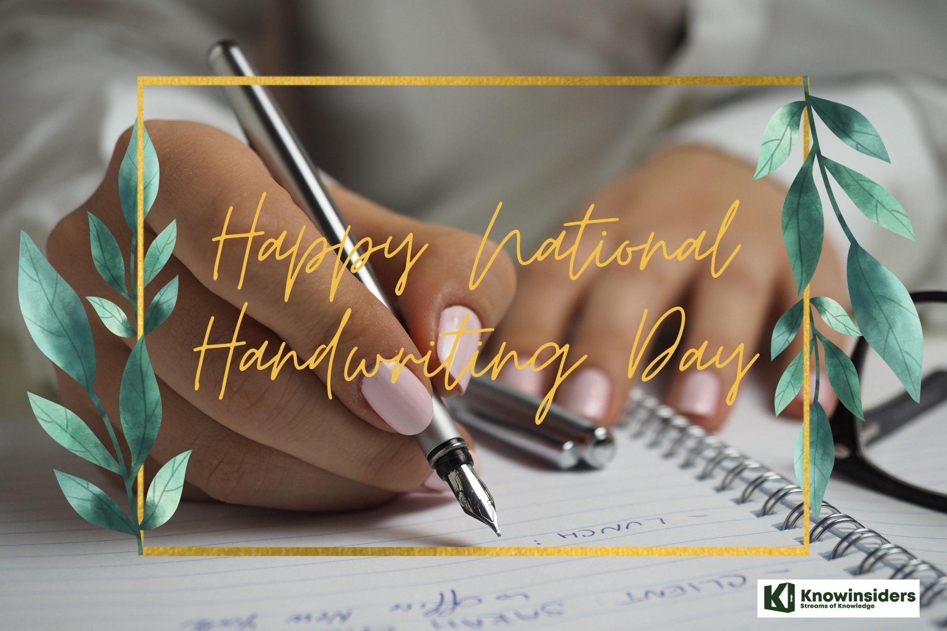 National Handwriting Day. Photo: KnowInsiders