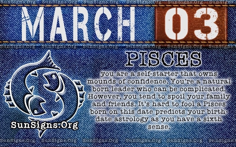March 4th zodiac. Photo: SunSigns