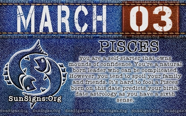 Born Today March 3: Birthday Horoscope - Astrological prediction for Personality, Love and Career