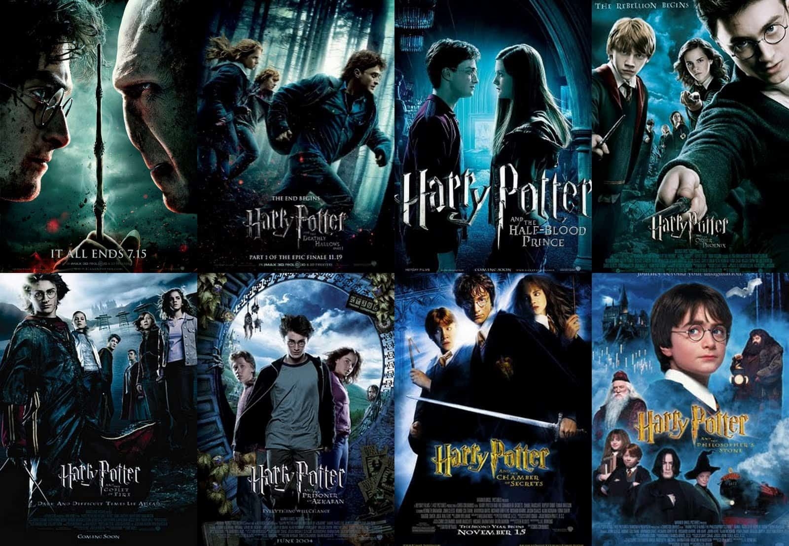 where to stream harry potter movies
