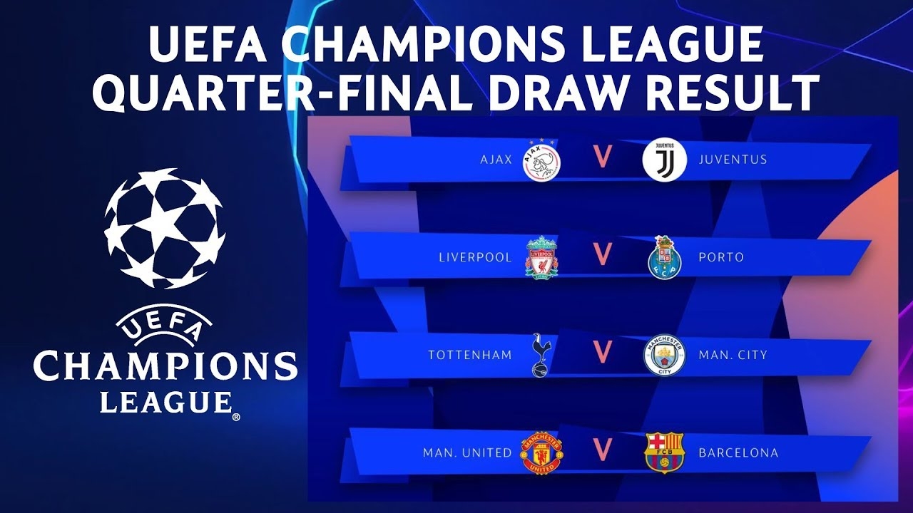 Champions League Quarter-final Draw Result. Photo: Europe Times