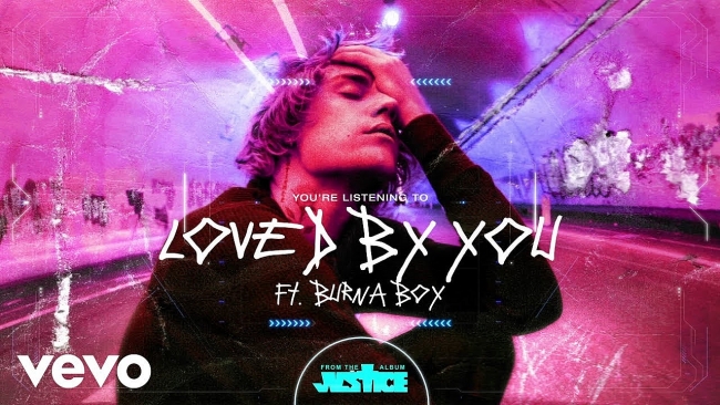 full lyrics of loved by you by justine bieber feat burna boy