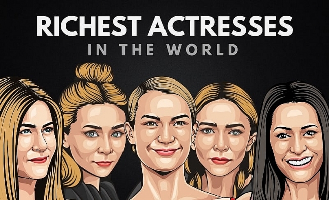 Who Are Richest Actresses in the World - Top 15