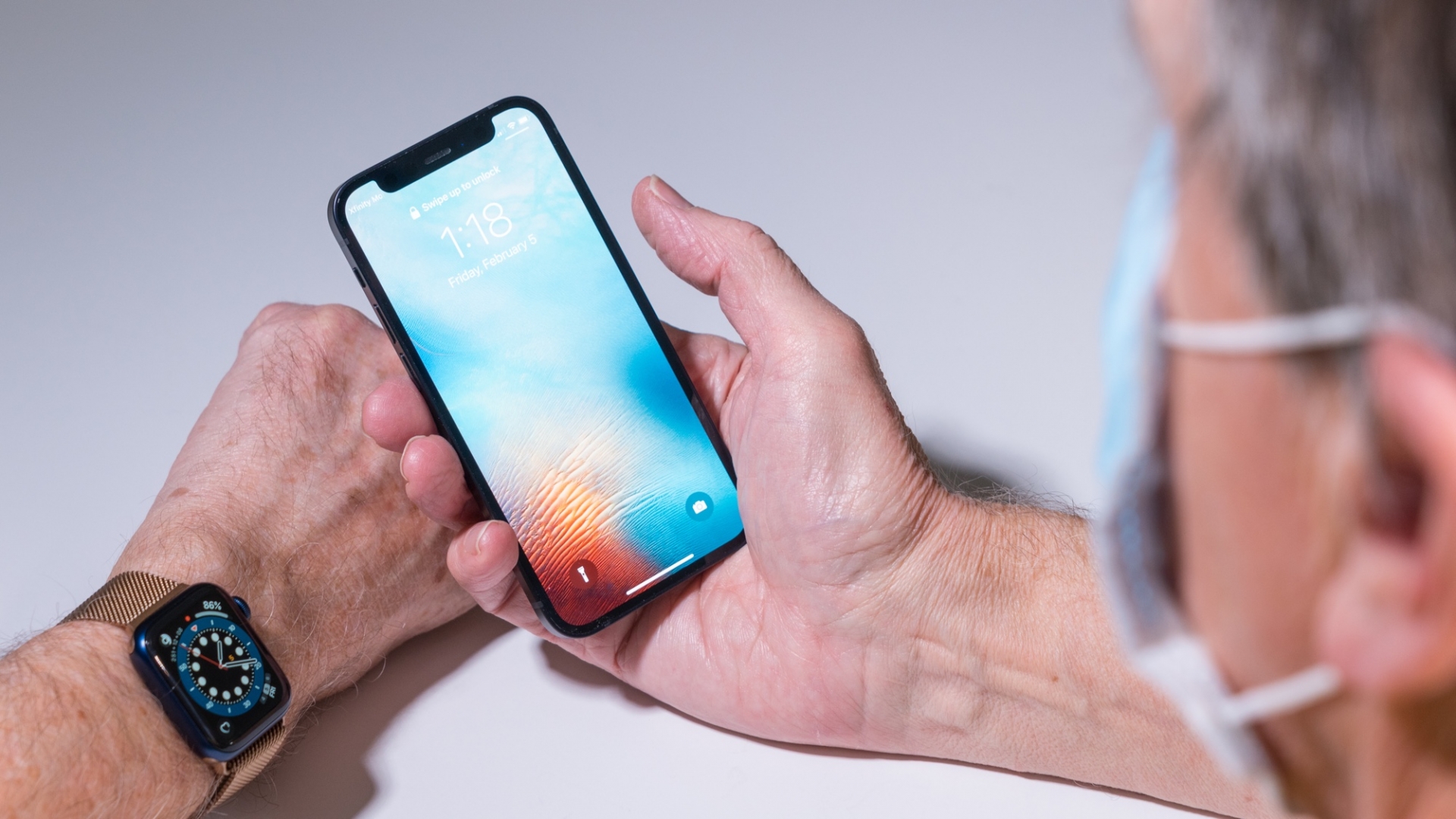 Unlocking Face ID. Photo: Tom's Guide