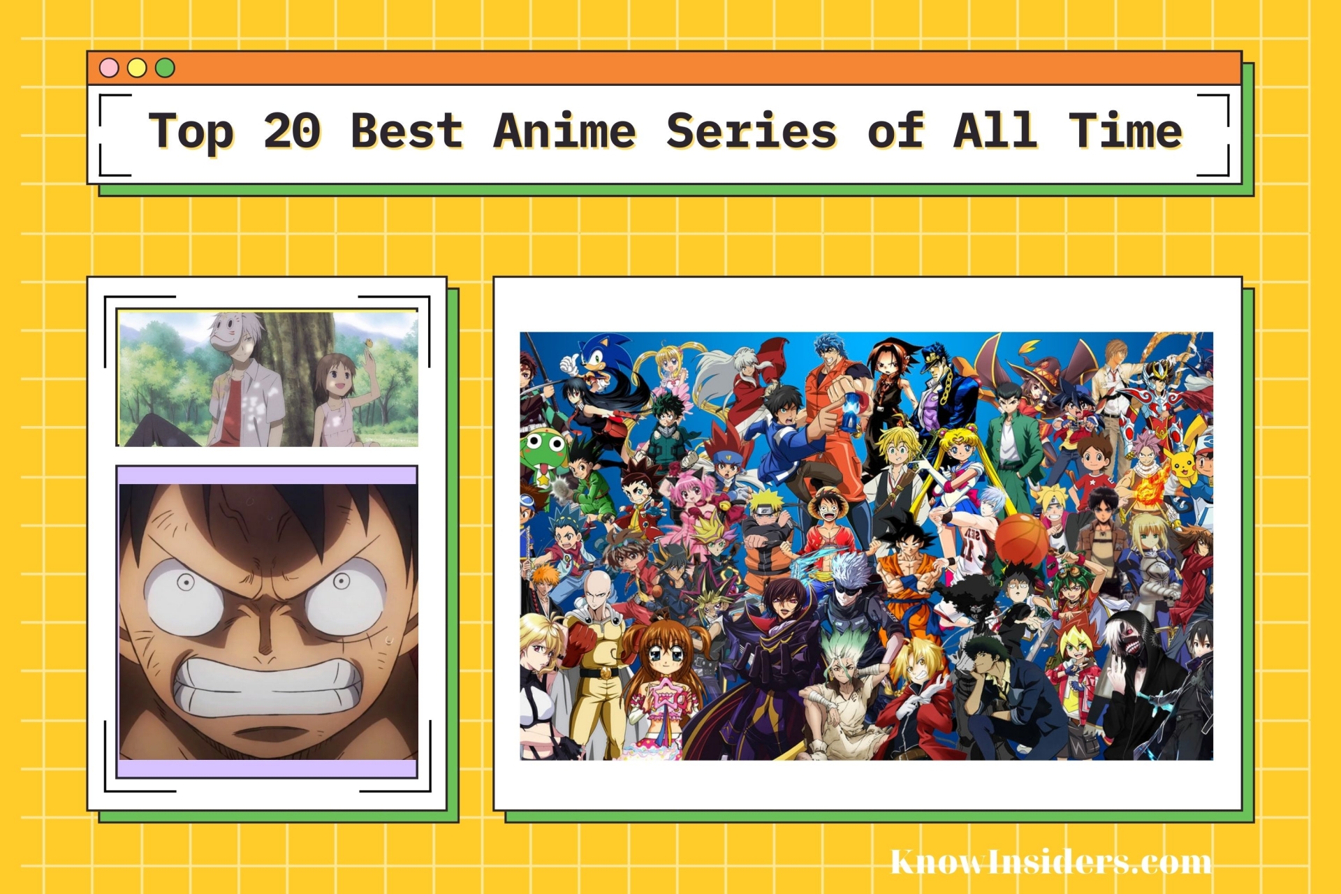 Best anime series. Photo: KnowInsiders