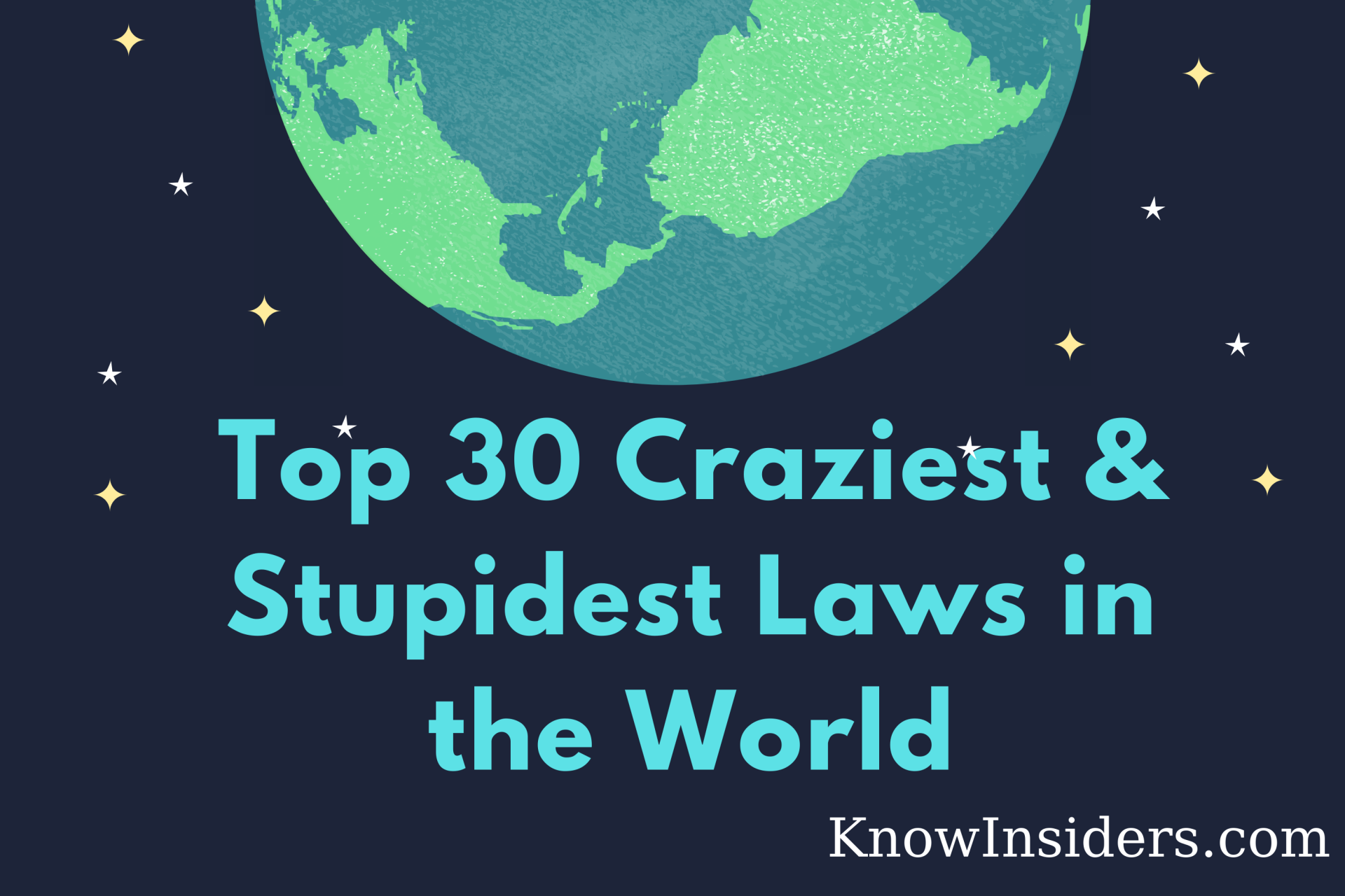 Top 30 Craziet and Weirdest Laws in the World