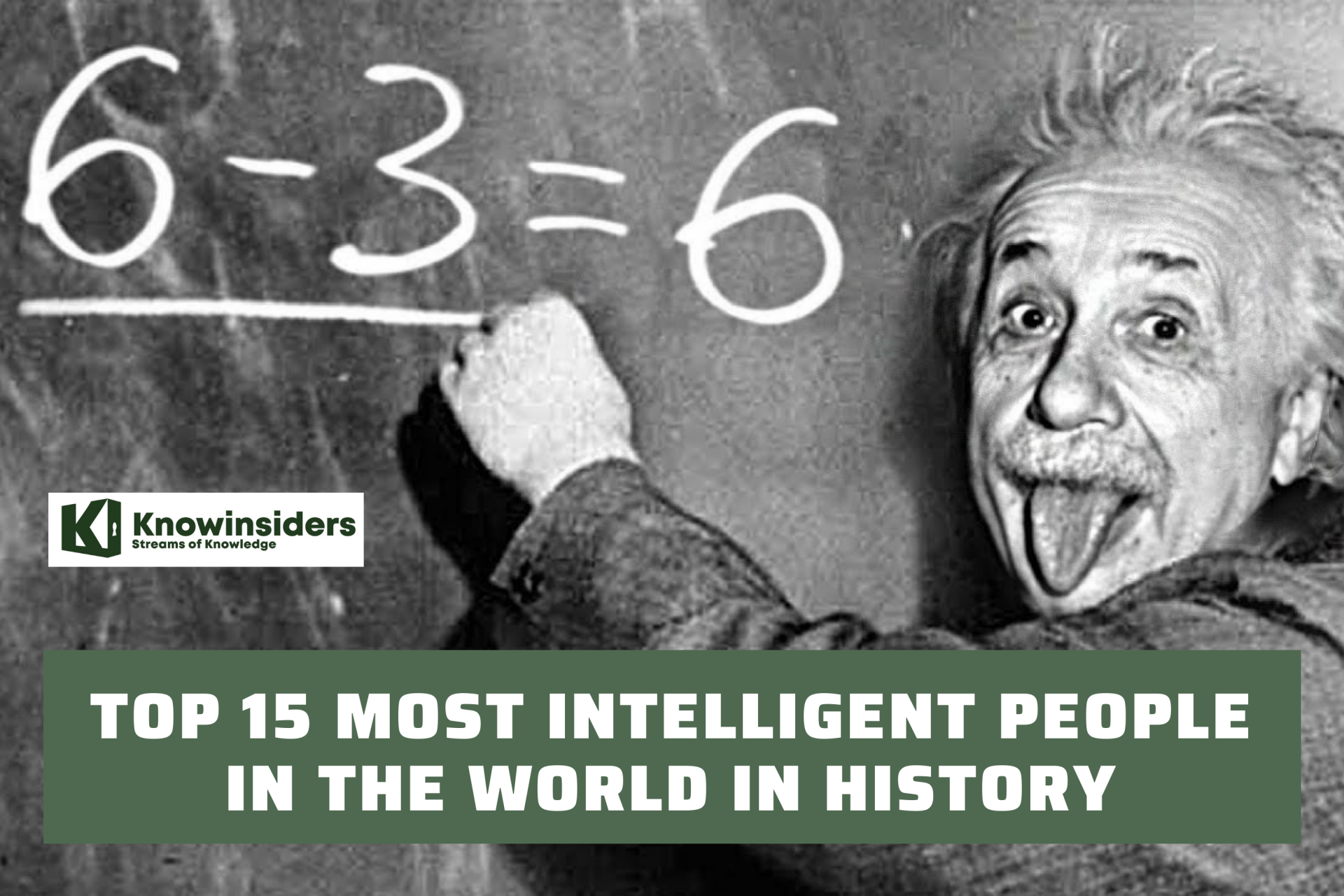 Top 15 Most Intelligent People in History of the World