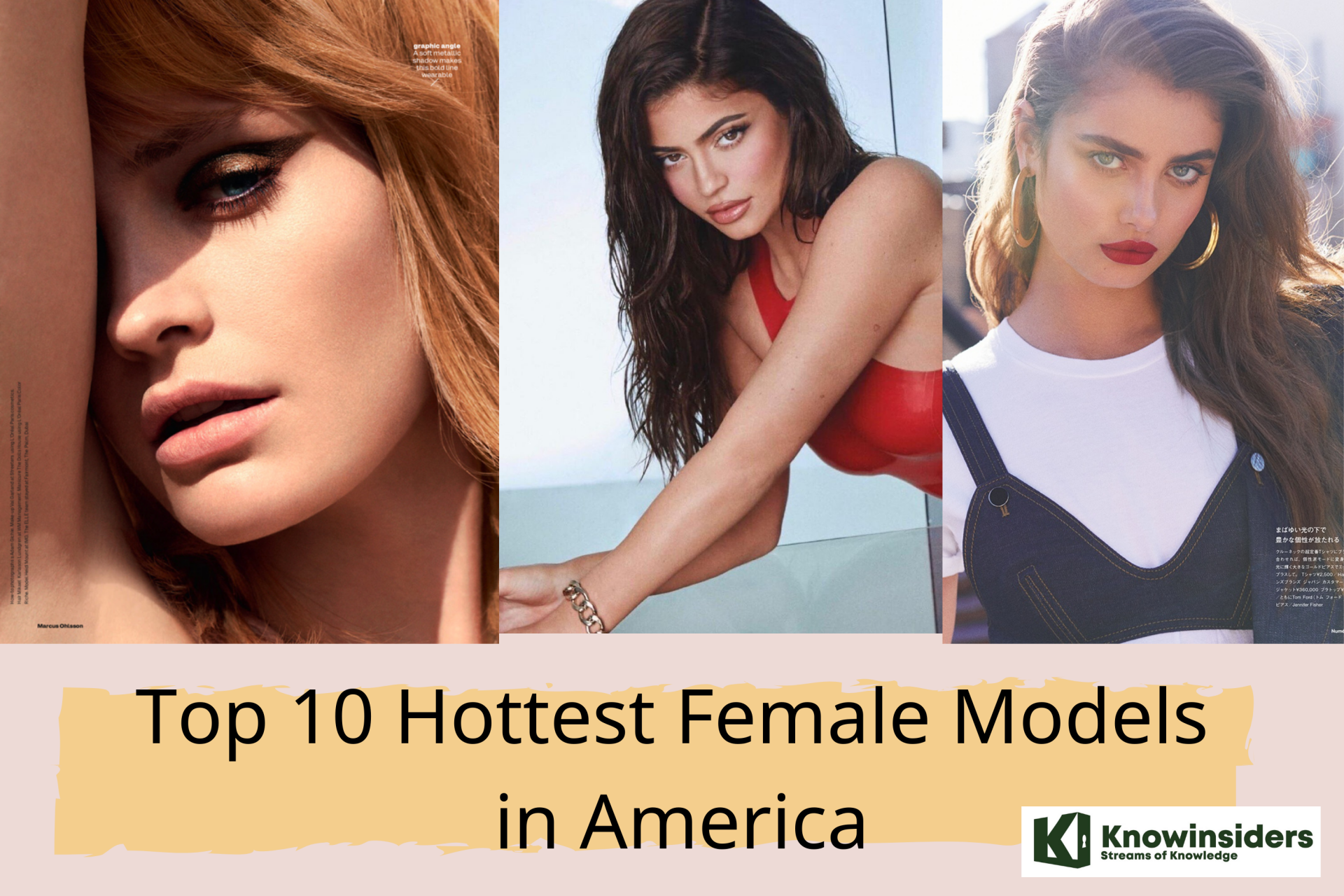 Top 10 Beautiful Female Models in America
